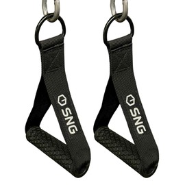 SNG Essential Cable Handle Grip Attachment Pair – Heavy Duty, Non-Slip Handles for Cable Machines, Resistance Bands, Pilates, Strength Training, and Home Gym Workouts