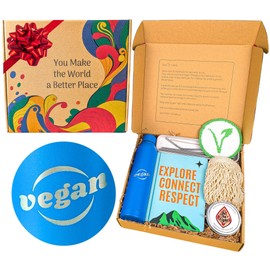 Premium Vegan Gifts for Women and Men - Perfect for Birthdays, Holidays and Special Occasions - Unique Vegan Gift Basket for Adults and Teens