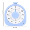 60 Minute Visual Timer for Kids Adults with Two Reminder