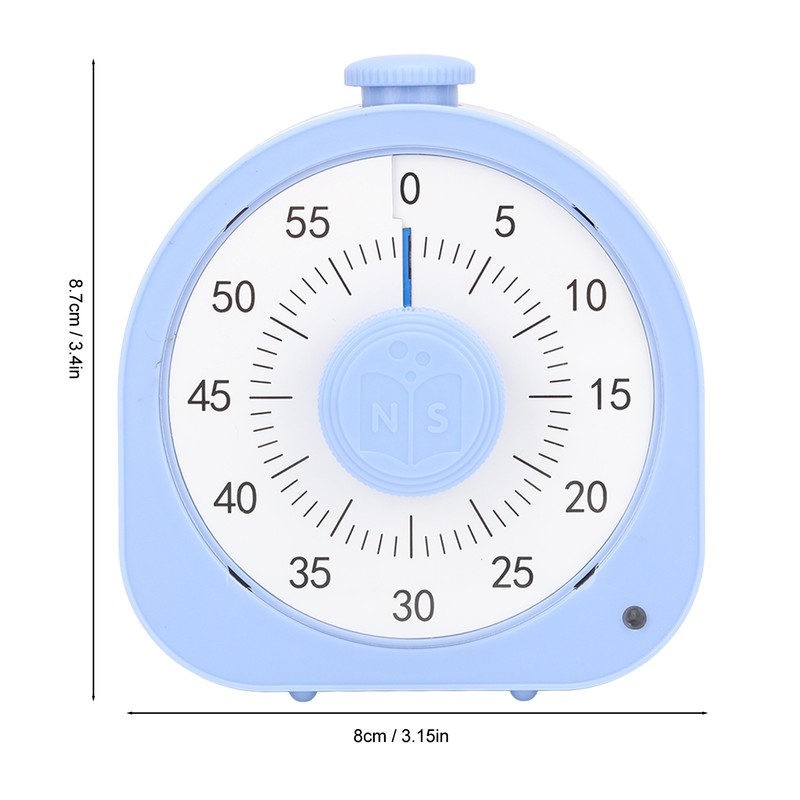 60 Minute Visual Timer for Kids Adults with Two Reminder