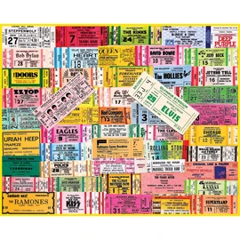 White Mountain Puzzles - Concert Tickets - 1000 Piece Jigsaw Puzzle