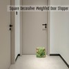 Square Decorative Weighted Door Stopper
