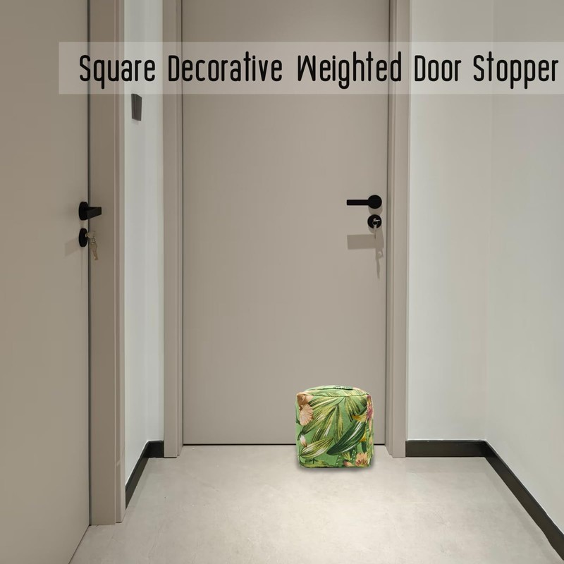 Square Decorative Weighted Door Stopper