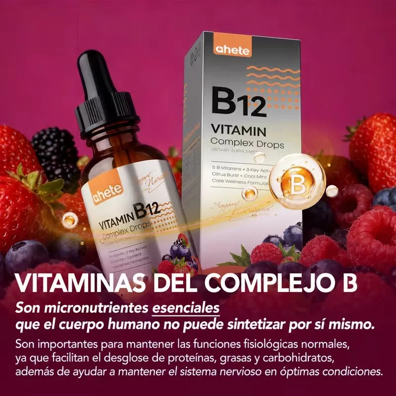 Ahete Vitamina B12 Complejo Gotas