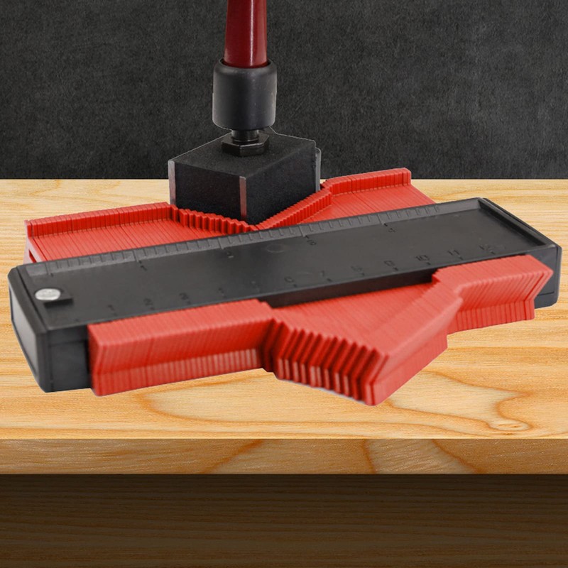 Contour Gauge,Contour Duplication Measure Ruler, Irregular Copy Tool,Professional Shaping Woodworking