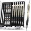 Nicpro 0.7 mm Art Mechanical Pencils Set, 6 PCS Metal