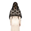 Wgior Rose Rectangular Chapel Veil Scarf Catholic Church Veils Mantilla