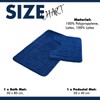 Lions Bath Mat Sets 2 Piece - Jacquard Greek Key