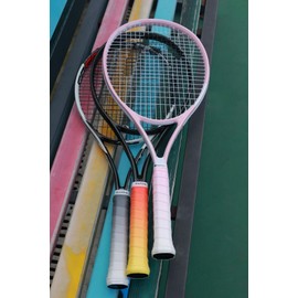 KUZAW 3 Pack Ultra Tacky Overgrip, Tennis Racket Grip Tape - Gradient Color Non-Slip Wrap for Tennis/Pickleball/Badminton/Golf/Baseball Bat, Sweat-Absorbing Cushion Universal Handle Tape (3X Grey)