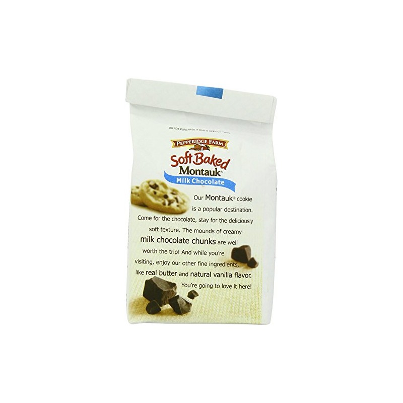 Pepperidge Farm Soft Baked Cookies, Montauk Milk Chocolate, 8.6 Ounce