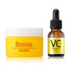 エビス化粧品(EBiS)毛穴引き締め保湿セット アミノクリーム100g＆CエッセンスVC5+PLUS 20ml（ビタミンC美容液） 美容クリーム 保湿クリーム