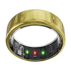 Victormont Vic Smart Ring Gen 1, Size First with Sizing Kit, No APP Subscription, 20 Days Battery Life with Wireless Charging Case, Sleep/Stress/Heart Rate Tracker, iOS & Android CompatibleGold, Size 11