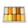 COZENTA Sewing Thread Set of 10 Rolls for Normal Grounds,