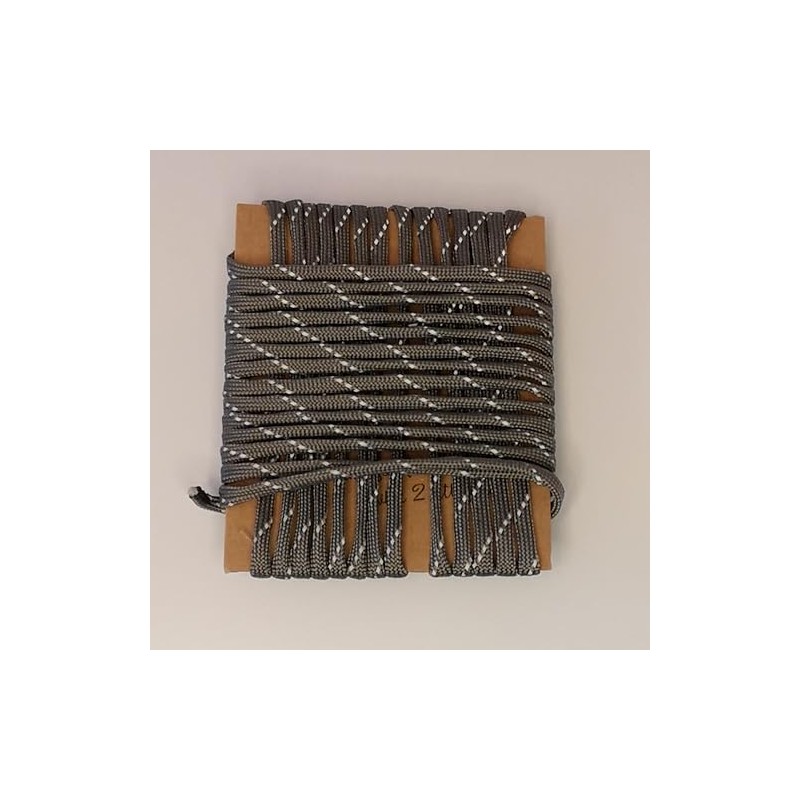 4mm Reflective Paracord Rope, 7 Strand, for Camping, Hiking, Bushcraft,