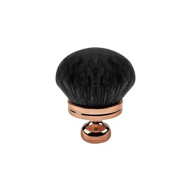 LUMOOM Kabuki Brush Extra Large Mushroom Shaped Powder Brush Makeup Brush Foundation Brush Makeup Brush Concealer Applicator Cosmetic Brush for Blush (Rose Gold + Black)