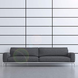 Eanpet 0.2 Inch x 166 Ft Tile Stickers Decorative Floor Wall Sticker Foil Line Peel and Stick Adhesive Waterproof Gap Cover for Kitchen Bathroom Living Room Bedroom (1pc Roll) Black