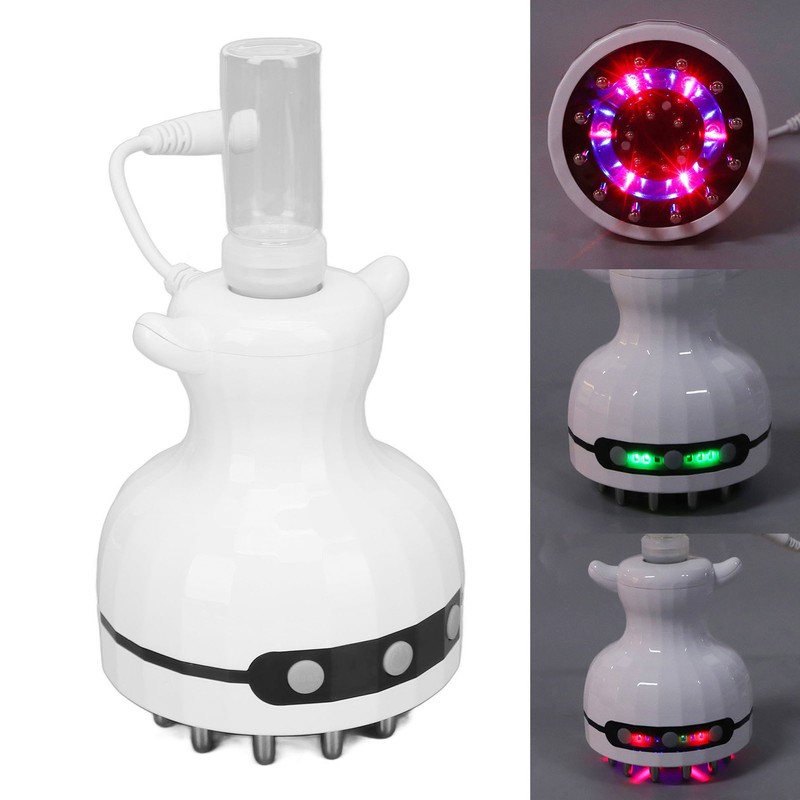 Electric Scalp Massager Infrared Light 6 Heating Gears Handheld Vibration