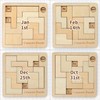 Daily Calendar Puzzle Wooden，Jigsaw Puzzle Board for Adults,Challenge 365+ for