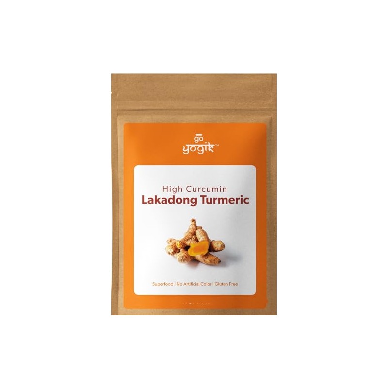 Go-Yogik Lakadong Turmeric powder -225 gram | High curcumin 7-9%