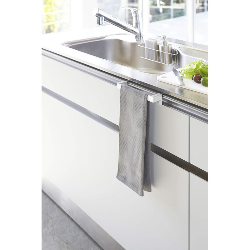 Yamazaki 4748 Towel Hanger Bar, White, Approx. W 7.5 x