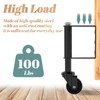 Lygoeege 2Packs Gate Wheel 2inch Gate Caster for Wooden Gate,