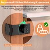 YogePote 90 Degree Cabinet Locks with Combination, Mechanical Folding Door
