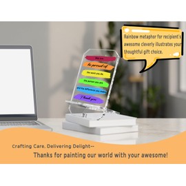 Appreciation Gifts Gratitude Gifts for Coworkers Nurse Thank You Gifts Desk Decor Phone Holder Stand 6.8 Hx3.7 W, Volunteer Gifts, Teacher Gifts, Housekeeping Gift, May You Be Proud