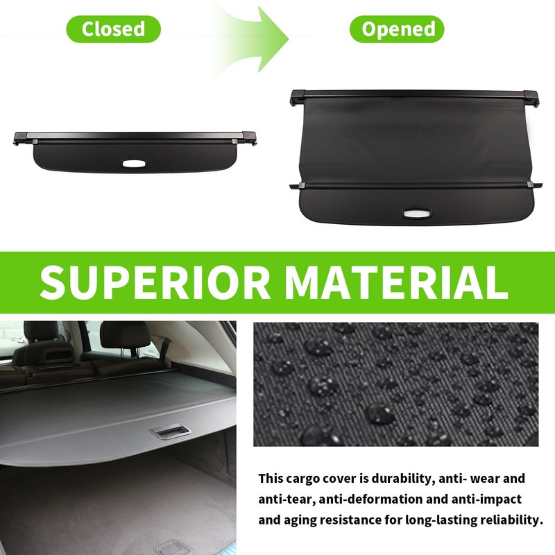 Liizoo Cargo Cover for Volvo XC60 2018 2019 2020 2021