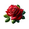 Rose 2-Pack Car Stickers – Waterproof Self-Adhesive Stickers for Cars,