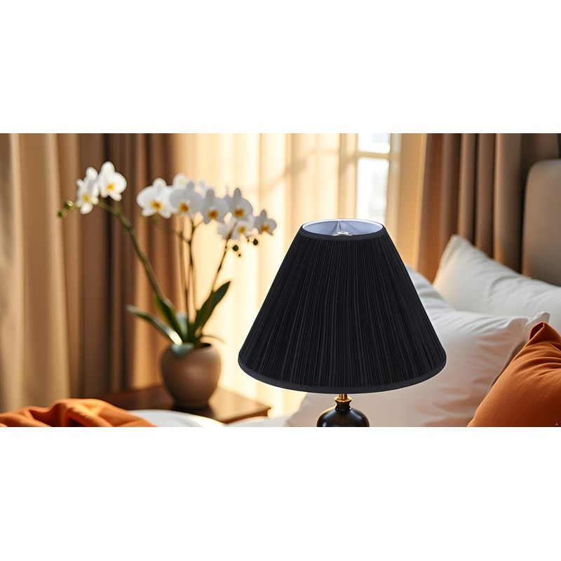 Aspen Creative 33024, Hardback Empire Transitional Spider Lamp Shade, Mushroom