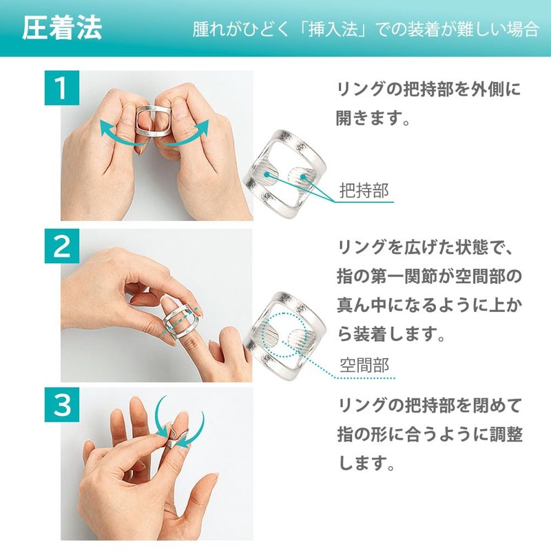 Heberden Ring Hand Finger Ring Splint 605301 (3S) Japan Sigmax