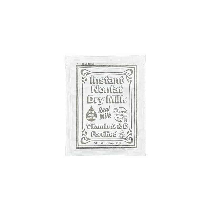 Non-Fat Dry Milk Instant Mix Packets – 15g Each, 100