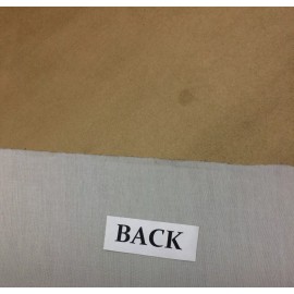 BALLARD DESIGNS MICROFIBER CAMEL BEIGE SUEDE TYPE DESIGNER FABRIC BY YARD 56" W