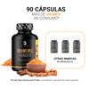 Cúrcuma + Jengibre 90 Cápsulas. Ingredientes naturales: Aceite de Coco.