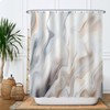 Ulticool Shower Curtain - Marble Waves Brown Sepia - 180