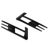 Glossy Black Front Fog Lamp Eyebrow Eyelid Cover Trim Replacement