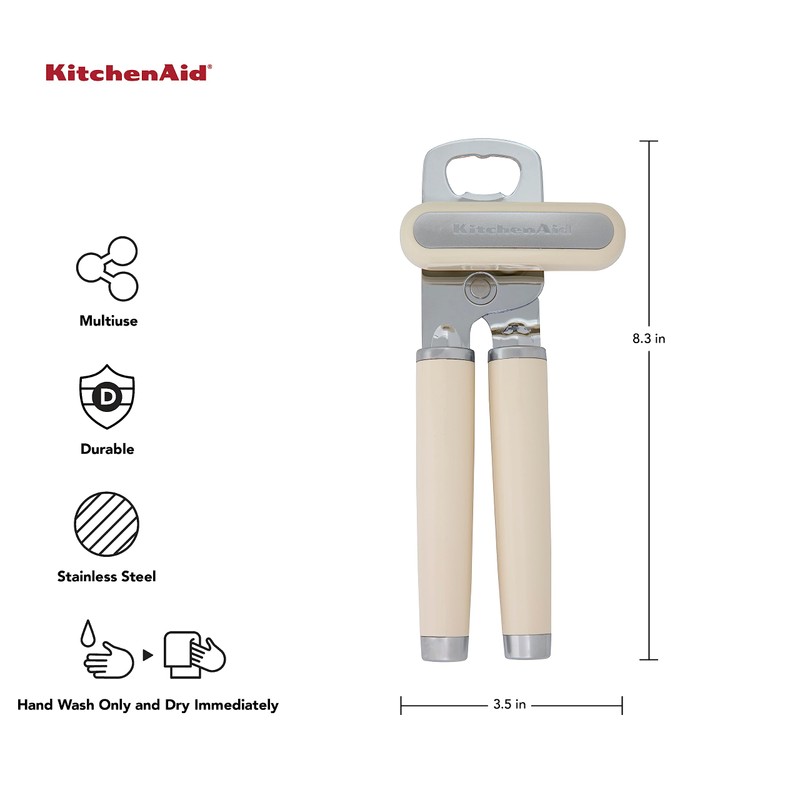 KitchenAid Classic Multifunction Can Opener and Bottle Opener Easy to