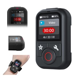 AFAITH Waterproof Remote Control Accessories for GoPro | Multi-Language Support, Smart Wireles Controller with Color LCD Dispaly for Go Pro Hero 13 12 11 10 9 8 MAX Action Camera