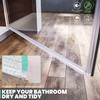 Shower Door Bottom Seal PVC Strip, Fits for 1/2"(12mm) Thick