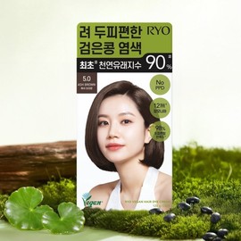 Ryo Scalp Comfortable Black Bean Dye 5.0 Ash Brown 120g / 려 두피편한 검은콩 염색 5.0 애쉬브라운120g