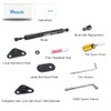 Winunite Compatible with 2015-2025 F150 Tailgate Assist – Stainless Steel
