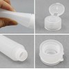 100ML 100G 3.4oz Clear Empty Travel Soft Flip Cap Tubes