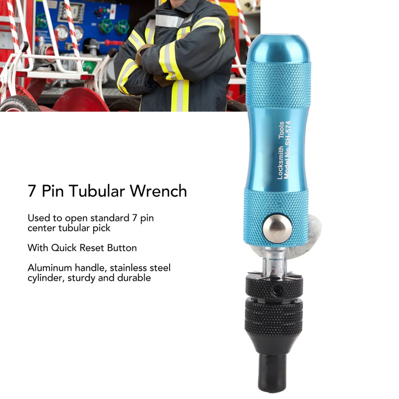7 Pin Tubular Wrench Set Stainless Steel Center Tubular Tool
