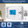 Pihode Thermostat Lock Box with Combination Lock, Universal Keyless Large