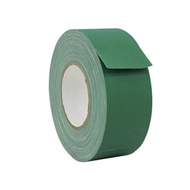 WOD GTC12 Gaffer Tape, Green Low Gloss Finish Film, 3 inch x 60 yds. Residue Free, Non Reflective Cloth Fabric, Secure Cords, Water Resistant, Photography, Filming Backdrop, Production