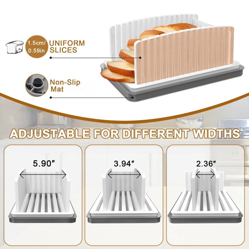 Kiss Core New Upgrade Bread Slicer for Homemade Bread, Bread