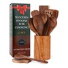 Wooden Spoons for Cooking – 12-Piece Teak Wood Utensil Set