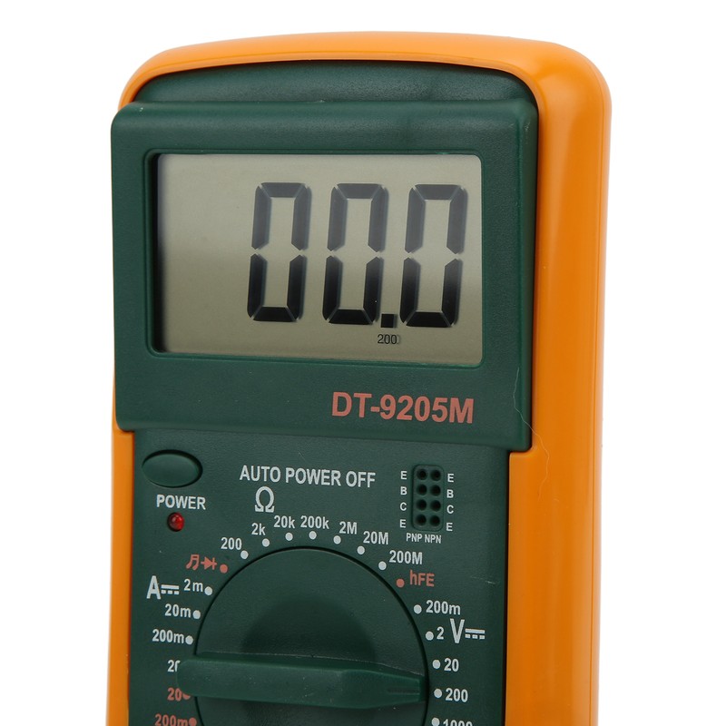 DT‑9205M LCD Large Screen Digital Multimeter Handheld Voltmeter Ohmmeter Ammeter