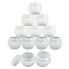 Beauticom Frosted Container Jars with Inner Liner and Lid for