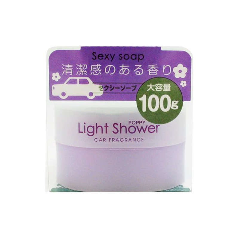 Grace Mate Poppy ダイヤケミカル(ダイヤックス) 車用 芳香剤 ライトシャワー 置き型 セクシーソープ (フルーツ系の香り)